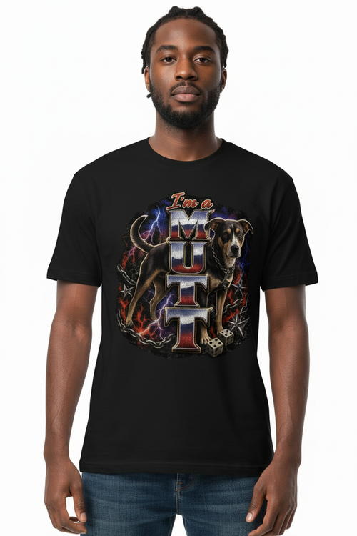 Close-up - I'm a MUTT Tee